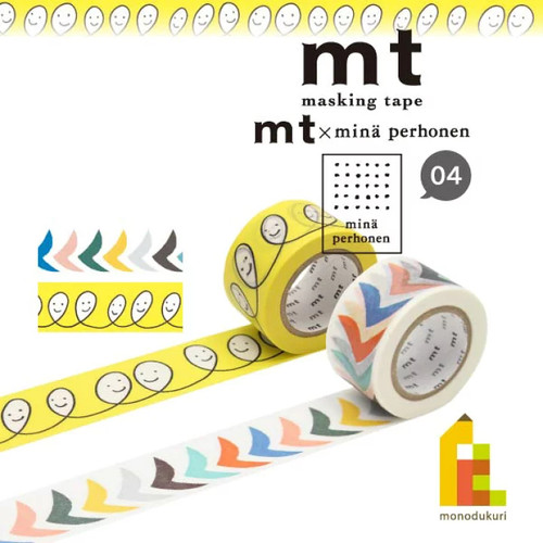 mt和纸胶带皆川明黄笑脸大鸟100cm分装自选