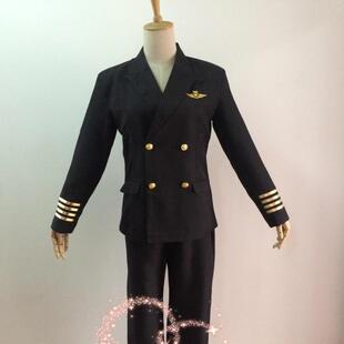 冲上云霄2影视男女同款cos机长服装空少制服西服机师套装工厂直销