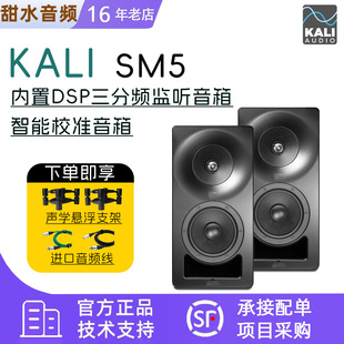 录音棚 KALI 专业监听音箱 三分频同轴 有源监听音箱 5旗舰版
