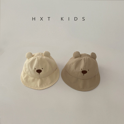 速干渔夫帽小熊遮阳可调节