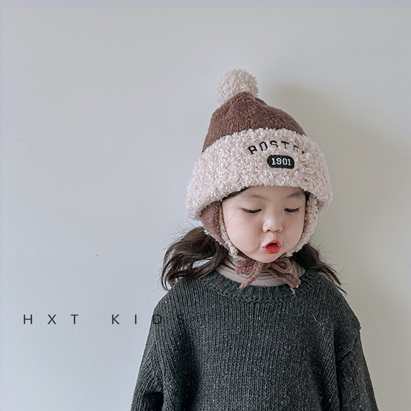 儿童护耳帽冬季加厚保暖针织帽子