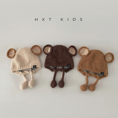 护耳帽无檐帽子护耳棉布内里