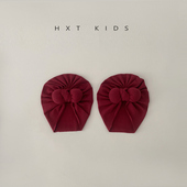 婴儿印度帽春秋季 红色洋气周岁满月拍照帽子小月龄宝宝穿搭胎帽潮