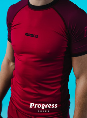 PROGRESS 防磨衣 PROFILE系列 红色 巴西柔术NOGI 男女 官方直营