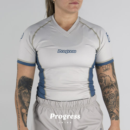 PROGRESS 学院升级款 月光白 女防磨衣无道服巴西柔术BJJ官方直营