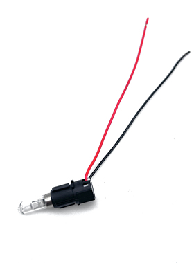 适用于宝马1系 116前大灯日行灯座行车灯座示宽灯座H24灯线束插头