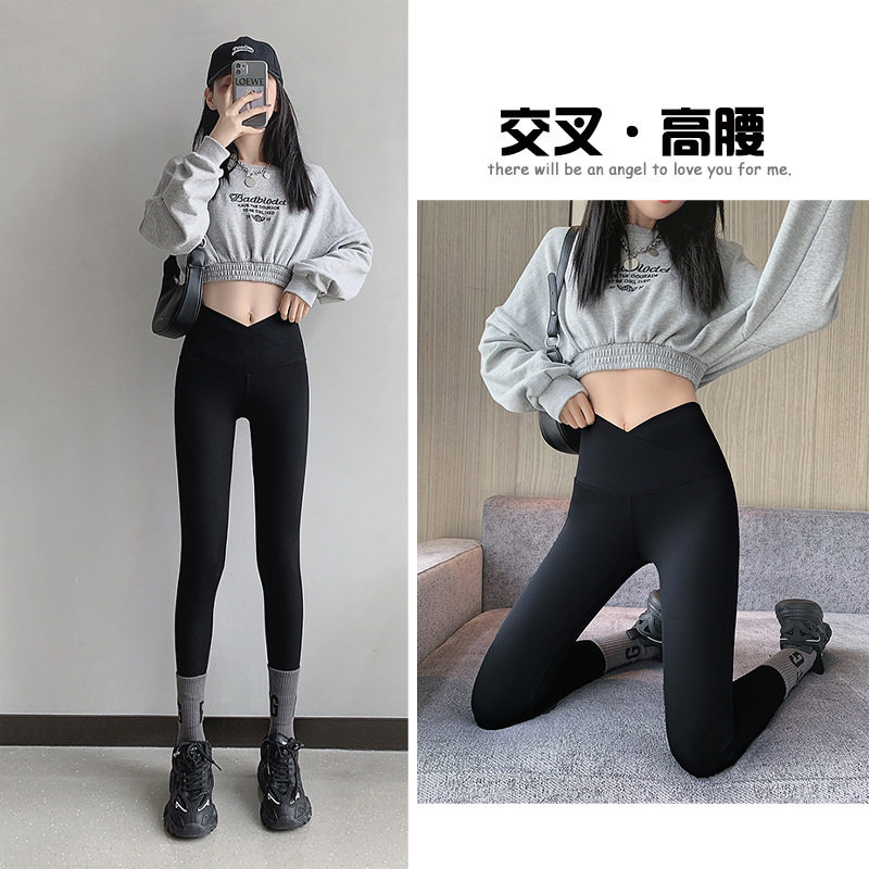 九分鲨鱼裤女瘦腿紧身收
