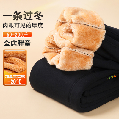 胖男童裤子加绒加厚一条过冬