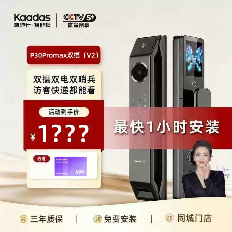 P30ProMax双摄V2高清AI智能锁图片
