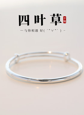 轻奢小众精致足银手环