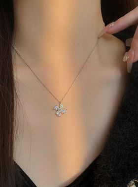 纯银风车项链2025年新款潮情人节女高级感情人节520送女友礼物