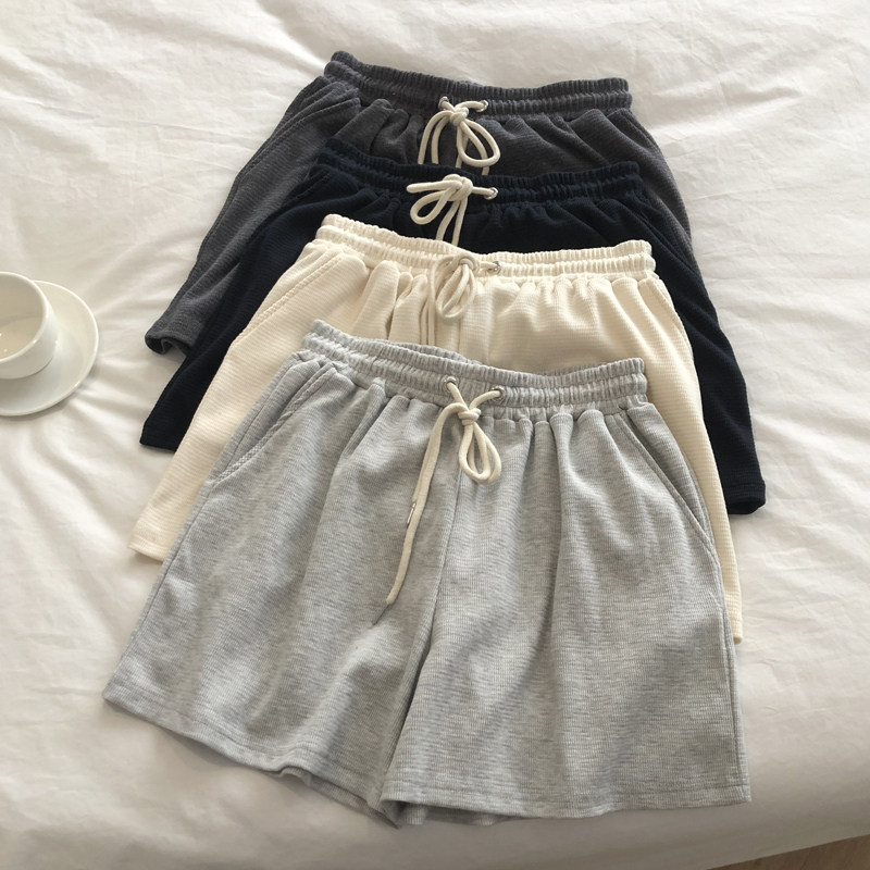 高腰短裤薄款棉2022夏季