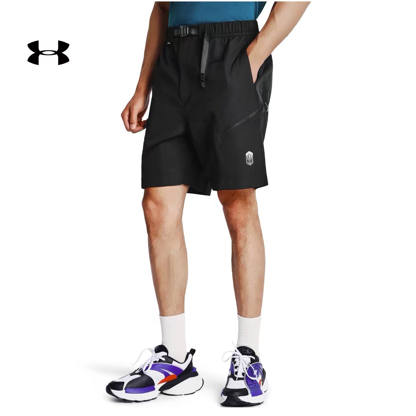 安德玛UnderArmour正品城市野趣UA男运动休闲短裤户外风6014249