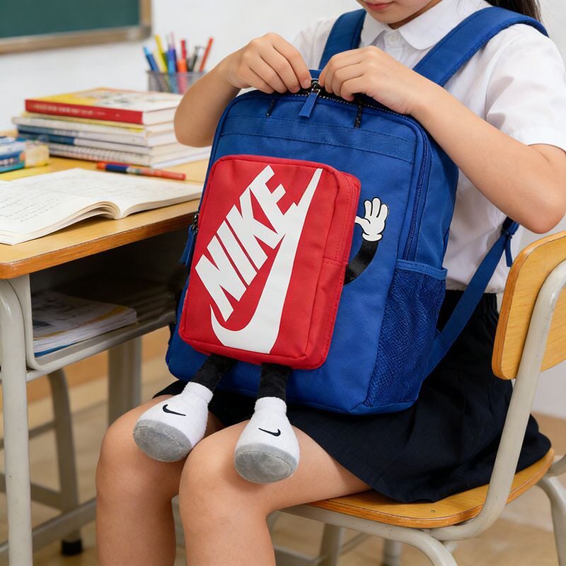 NIKE耐克儿童轻便书包男女童可爱卡通学生双肩包运动背包HM9973