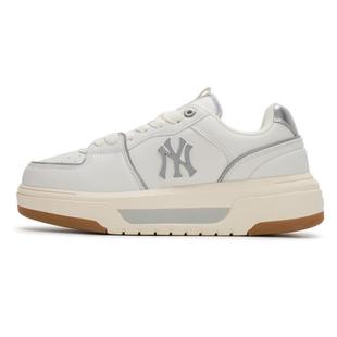 新款 MLB正品 24夏季 厚底增高运动休闲鞋 3ASXCBS4N 男女情侣学长鞋