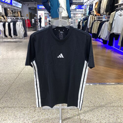adidas男短袖运动透气圆领T恤