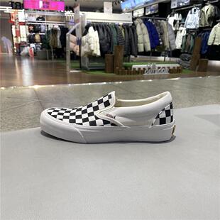 VANS SLIP-ON VR3 范斯黑白棋盘格一脚蹬男女款帆布鞋VN0007NC1KP