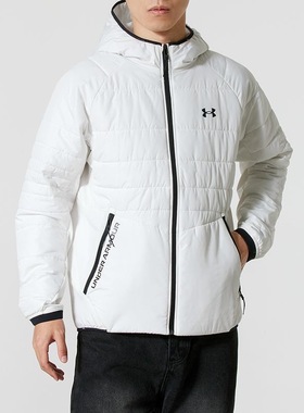 Under Armour安德玛男装棉衣正品休闲运动服连帽棉服1378494
