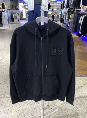 MLB男装女装2025秋季新款情侣运动休闲宽松针织外套3ATRB0654