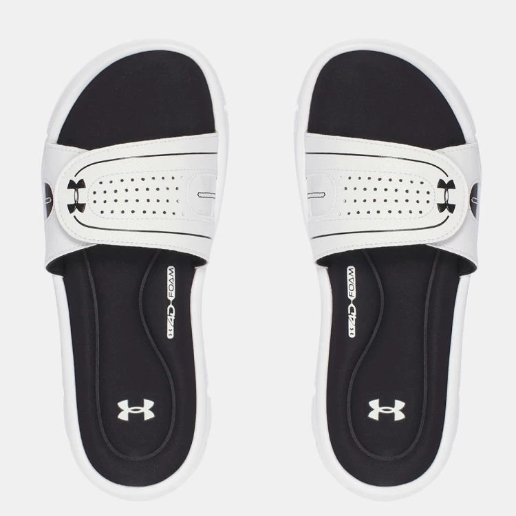 Under armour, губчатые спортивные тапочки на липучке