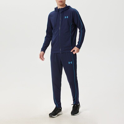 UnderArmour安德玛套装男运动服休闲跑步健身外套裤子两件1390152