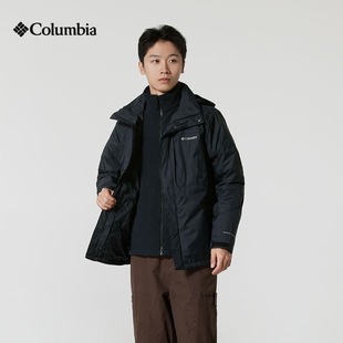 哥伦比亚Columbia摇粒绒三合一冲锋衣保暖外套东北过冬WE6508
