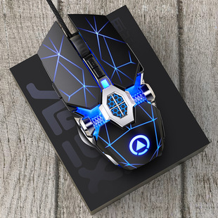 Wired Gaming Mouse RGB Mute MauseUSB Mechanical Mause Gamer