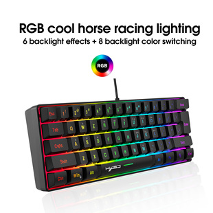 Wired Keyboard RGB Backlit USB Led Gaming Keys