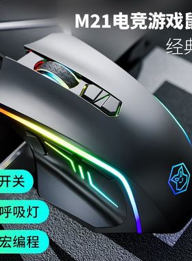Wired Gaming Mouse USB RGB Mause Gamer LED Silent Mice鼠标