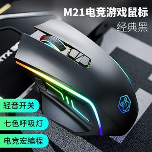 Wired Gaming Mouse USB RGB Mause Gamer LED Silent Mice鼠标
