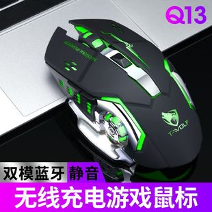USB Wireless Mouse Gaming Charging无线鼠标蓝牙双模游戏机械