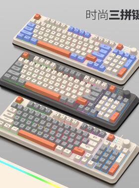 K82 Gaming Keyboard RGB Light Mechanical Wired Keypad键盘