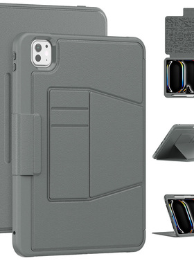 适用iPad Pro11/13/air13 2024 leather case card cover翻盖皮套