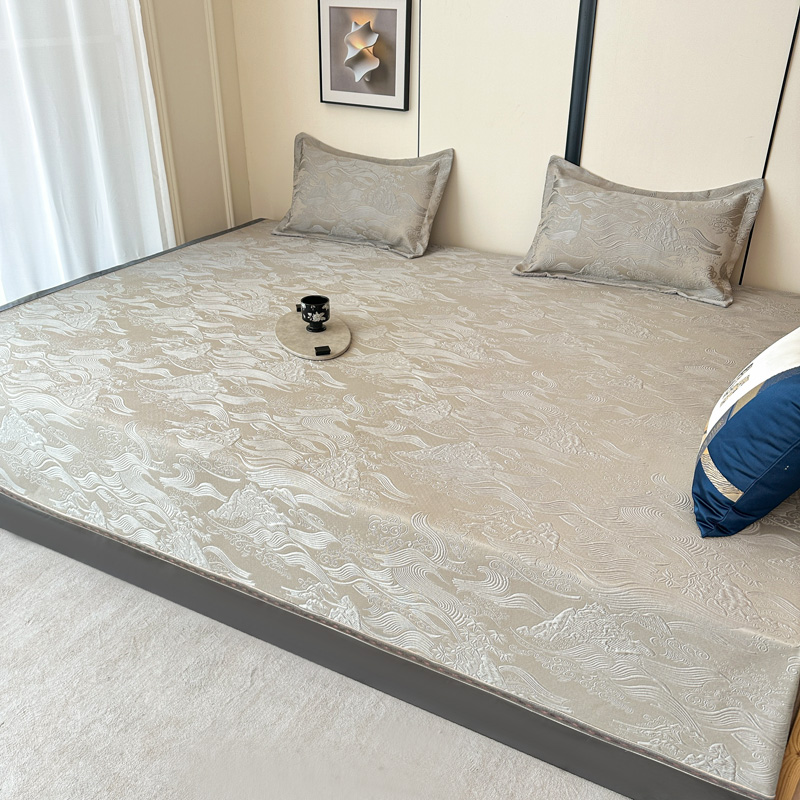 定做高端雪尼尔榻榻米床盖防滑四季通用铺垫单件大炕罩专用床单4m