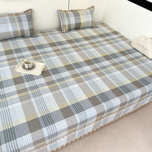 榻榻米专用床盖单纯棉四季通用农村大炕罩3米床单4米防滑高级定制