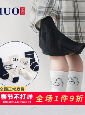 宝宝中筒袜春秋薄款学院风0-1岁2婴儿袜子新生儿5秋冬儿童3棉袜