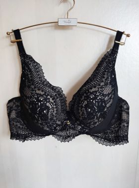 专柜黛安芬【高端金标】水袋聚拢蕾丝性感文胸丰满16-8688原680