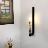 法式 蜡烛灯创意中古风设计师卧室床头灯过道客厅墙灯 复古壁灯美式