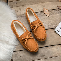 Doudou shoes, women's flat single shoes, spring and autumn ox tendon soft sole casual shoes, lazy people's pregnant women's shoes, mom's flat heel ladle shoes thumbnail 8