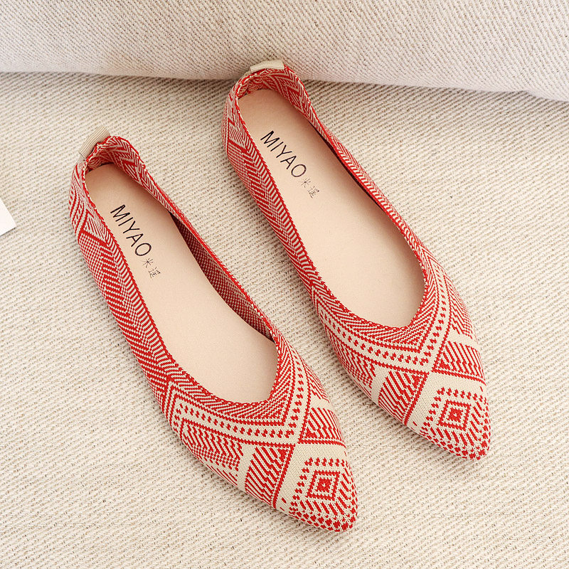 Peas shoes women 2020 Spring new pattern Korean Edition Versatile A pedal Single shoes Flat bottom Shallow mouth comfortable Grandma shoesin the Women's Shoes, Low shoes  category - from Buy2taobao.com to provide professional Taobao agent buy service