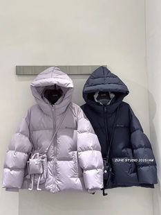 祖赫品牌童装25冬季新款男女童中长款青少年羽绒服儿童90绒外套