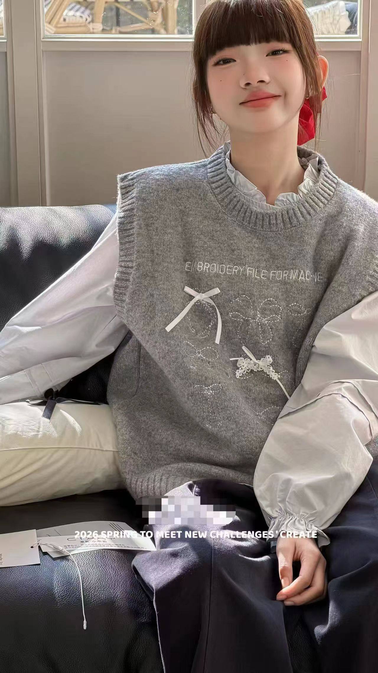 品牌童装26年款春季新款女童儿童马甲衬衣背心外套2件套青少年,童装/婴儿装/亲子装,马甲,淘宝优惠券,粉丝福利购,淘宝优惠卷