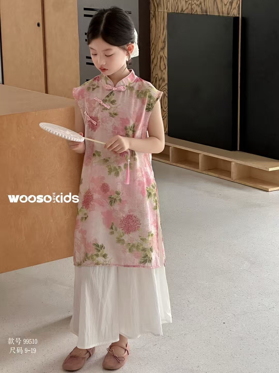 品牌童装25新款夏款韩版儿童中大童女童中国风公主汉服裙子