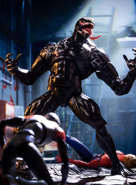 shf毒液3手办漫威埃迪特工手办关节可动玩具模型礼物电影版蜘蛛侠