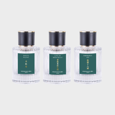 水车茗香WISDOM WHEEL香水系列30ML乾隆十八颗香格里拉之约白牡丹