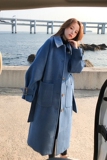 2020主推新款韩版呢料大衣宽松外套MMJ1617P165控价258已出大货，女装毛呢外套，浙宝233