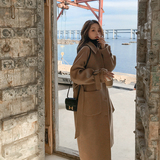 现货韩版毛呢大衣外套MMJ1617P165258加厚P175278，女装毛呢外套，浙宝233