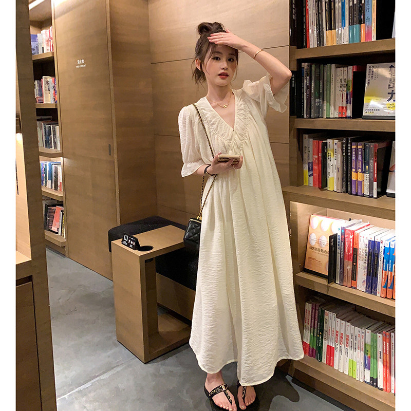 新款主推【已出货】温柔风法式初恋连衣裙MMJ2355P105控价158，女装连衣裙，浙宝233