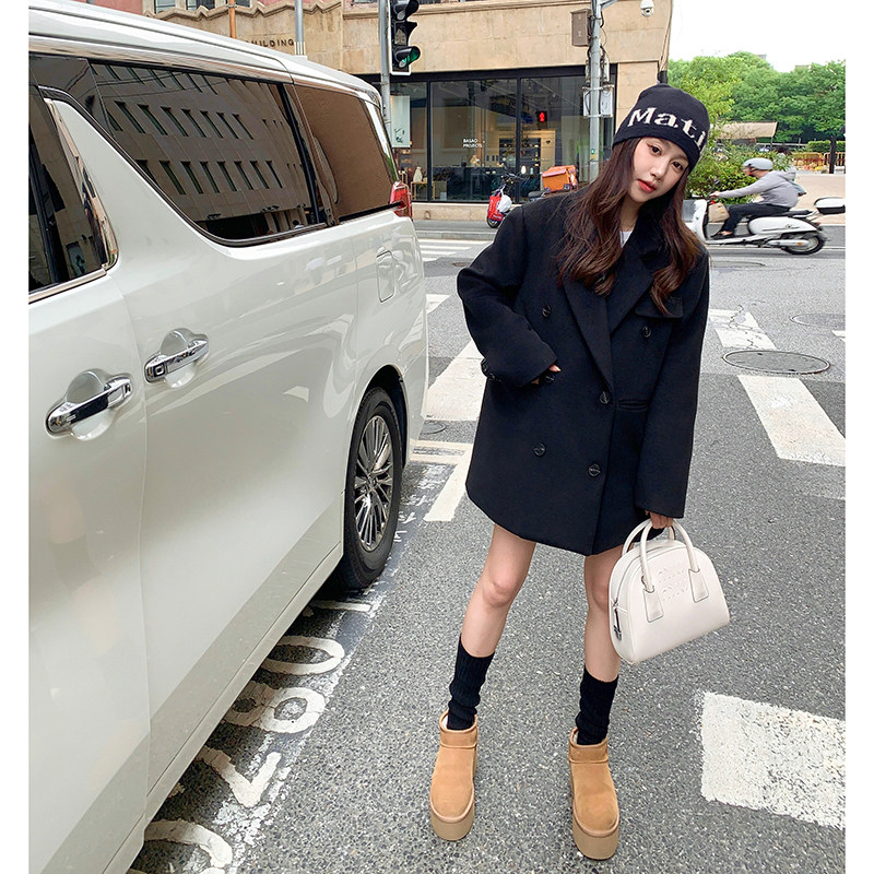 现货冬款韩版90绒内胆西装毛呢外套MMJ7763-P255-K398,女装毛呢外套,浙宝233