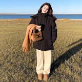 现货冬装新款真毛领90绒工装派克羽绒服MMJ7768-P390-控588，女装羽绒服，浙宝233